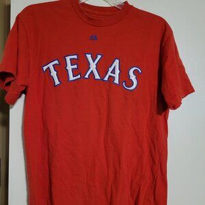 Unisex Texas Rangers Napoli T-shirt, size Medium